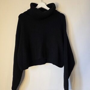Aritzia Black Turtleneck Sweater